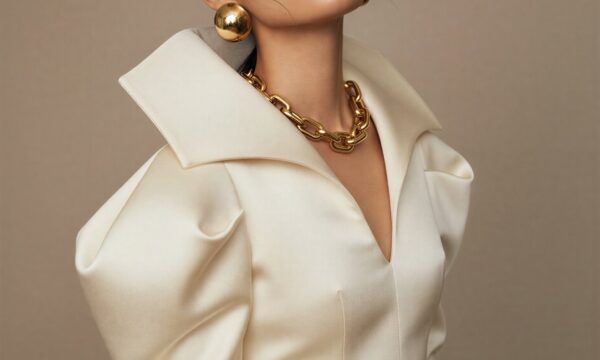 young sound producer standing at studio with cup of coffee to go